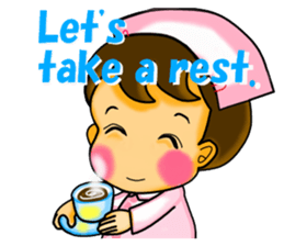Pretty nurse ver.English sticker #666877