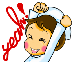 Pretty nurse ver.English sticker #666879