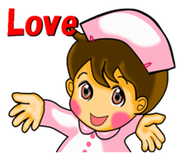 Pretty nurse ver.English sticker #666880