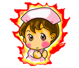 Pretty nurse ver.English sticker #666881