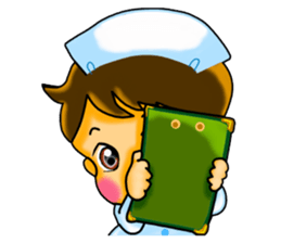 Pretty nurse ver.English sticker #666882