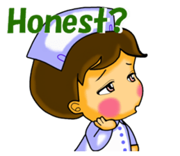Pretty nurse ver.English sticker #666885