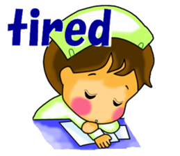 Pretty nurse ver.English sticker #666886