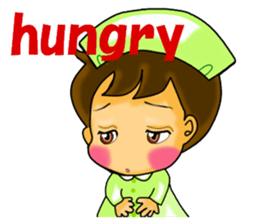 Pretty nurse ver.English sticker #666892