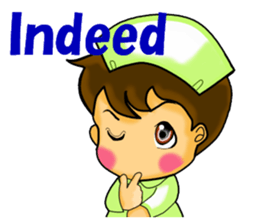 Pretty nurse ver.English sticker #666894