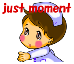 Pretty nurse ver.English sticker #666895