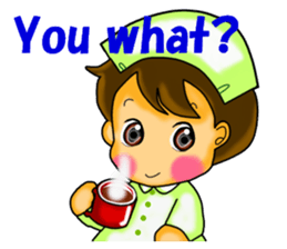 Pretty nurse ver.English sticker #666896