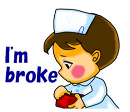 Pretty nurse ver.English sticker #666898