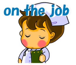 Pretty nurse ver.English sticker #666899