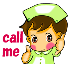 Pretty nurse ver.English sticker #666902