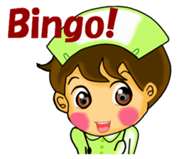 Pretty nurse ver.English sticker #666905