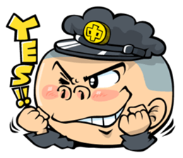 Face junior high student Yamada 2 sticker #666963