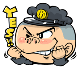 Face junior high student Yamada 2 sticker #666963