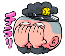 Face junior high student Yamada 2 sticker #666968