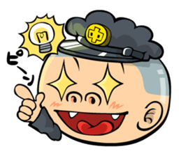 Face junior high student Yamada 2 sticker #666974