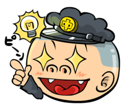 Face junior high student Yamada 2 sticker #666974
