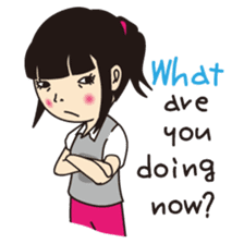 Not angry!(English) sticker #666986