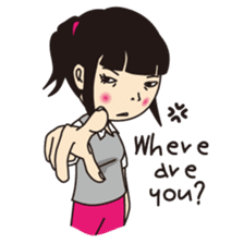 Not angry!(English) sticker #666987