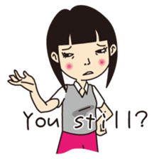 Not angry!(English) sticker #666989