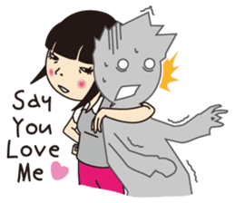 Not angry!(English) sticker #666991