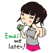 Not angry!(English) sticker #666994