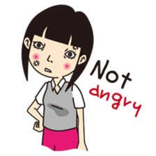 Not angry!(English) sticker #666997