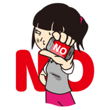 Not angry!(English) sticker #667000