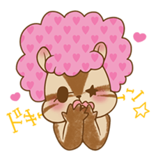 Afro Squirrel sticker #667126