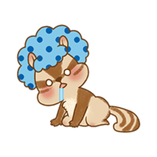 Afro Squirrel sticker #667135