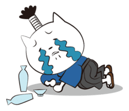 Neko-samurai sticker #667160