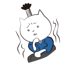 Neko-samurai sticker #667177