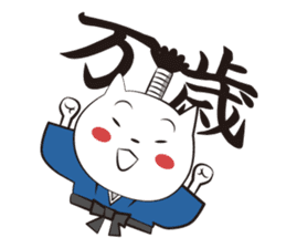 Neko-samurai sticker #667185