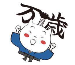 Neko-samurai sticker #667185