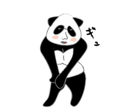 triangle panda sticker #667386