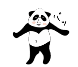 triangle panda sticker #667387