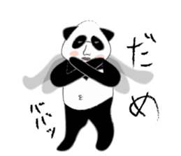 triangle panda sticker #667389