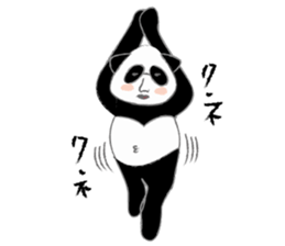 triangle panda sticker #667390
