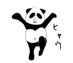 triangle panda sticker #667391
