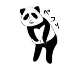 triangle panda sticker #667392