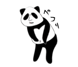 triangle panda sticker #667392