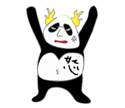 triangle panda sticker #667393