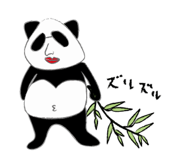 triangle panda sticker #667394