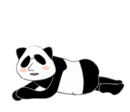 triangle panda sticker #667396