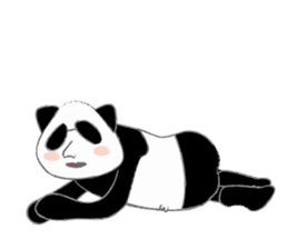 triangle panda sticker #667396