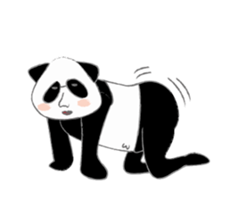 triangle panda sticker #667397