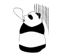 triangle panda sticker #667400