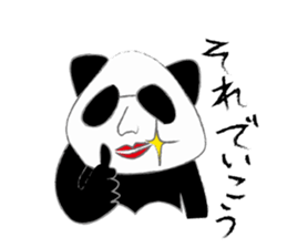 triangle panda sticker #667402