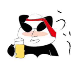 triangle panda sticker #667404