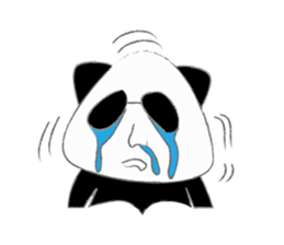 triangle panda sticker #667405