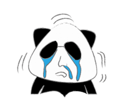 triangle panda sticker #667405